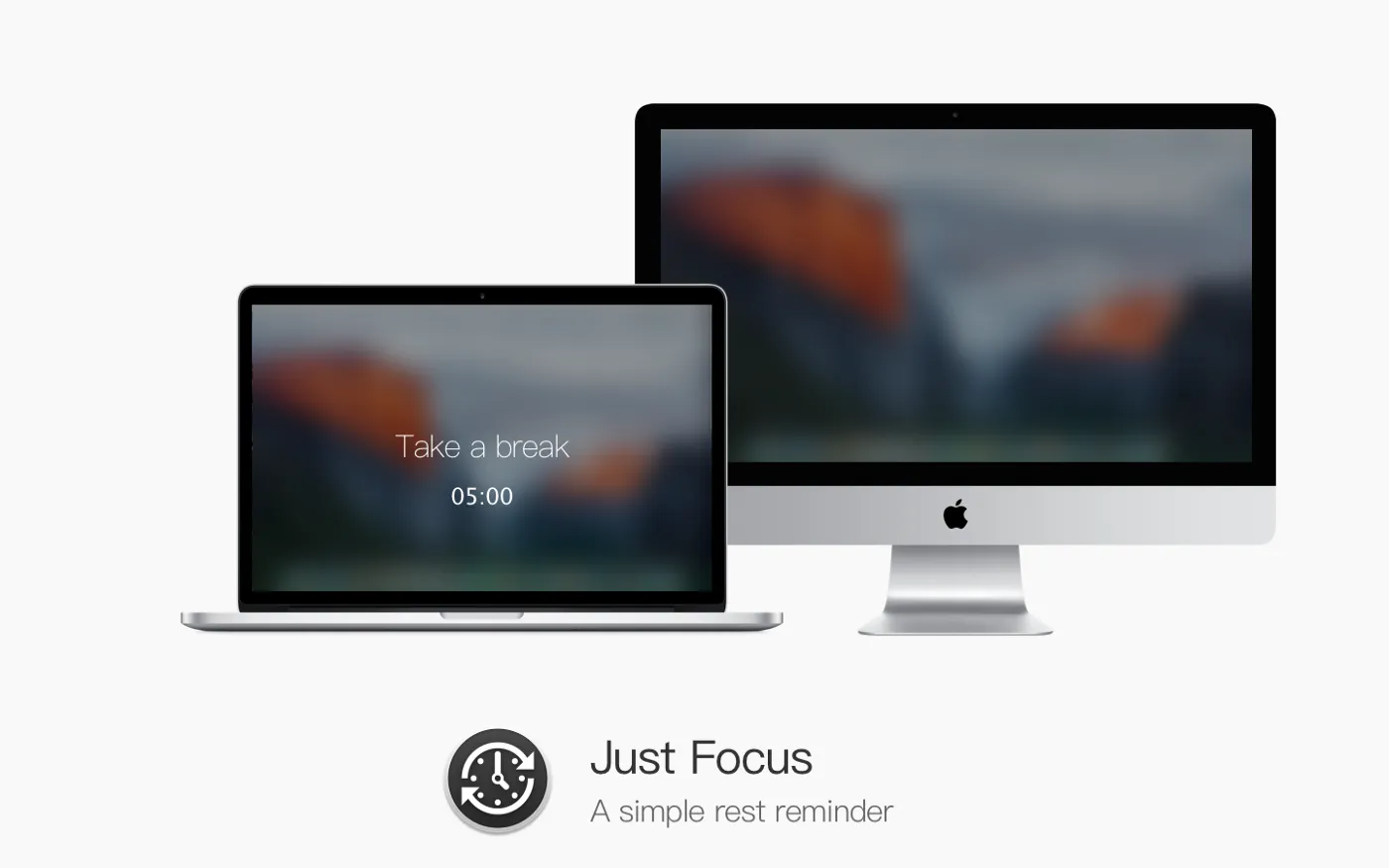 免费 Mac 全屏休息提醒 Just Focus 上架咯
